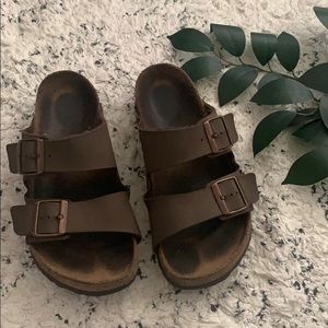 brown birkenstock sandals